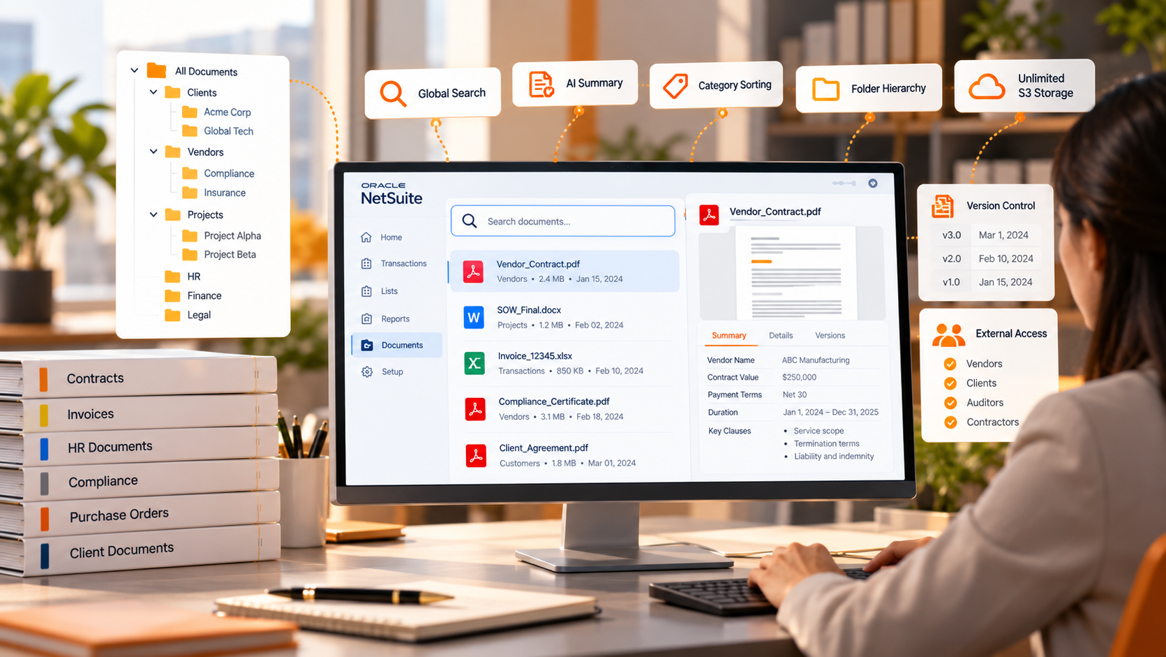  Document Storage and Retrieval: How to Find Files Instantly in a Large NetSuite Environment