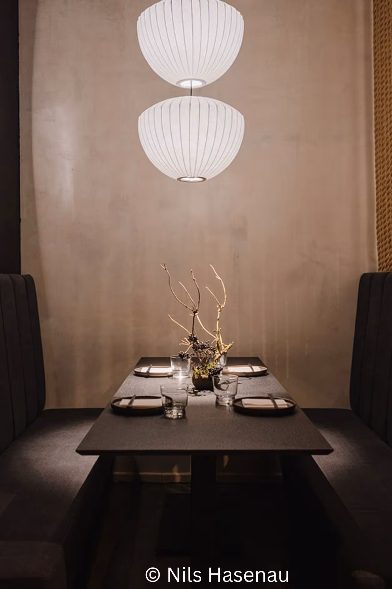 Gedeckter Tisch im Oukan