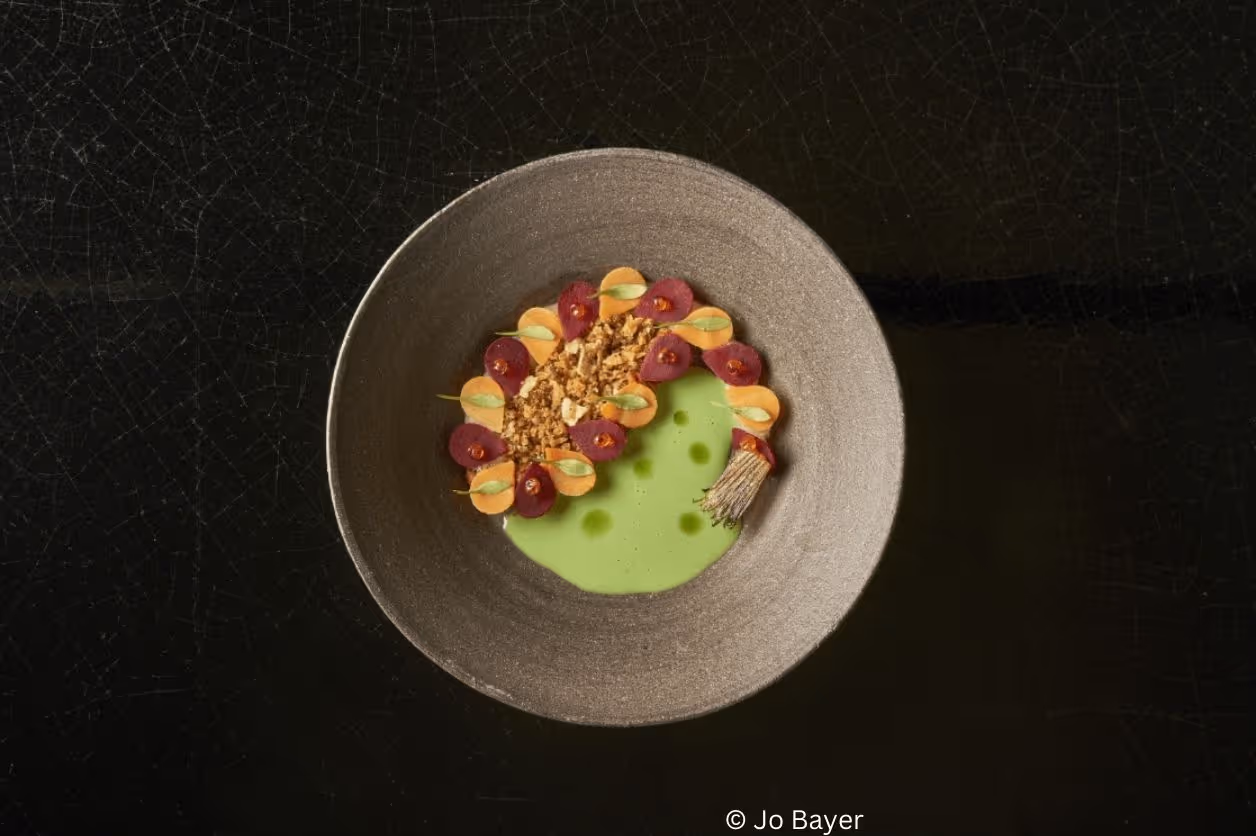 Essen kunstvoll angerichtet