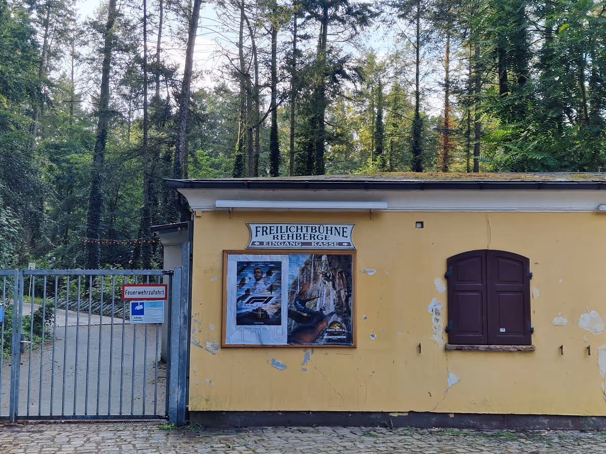 Freiluftkino Rehberge Eingang