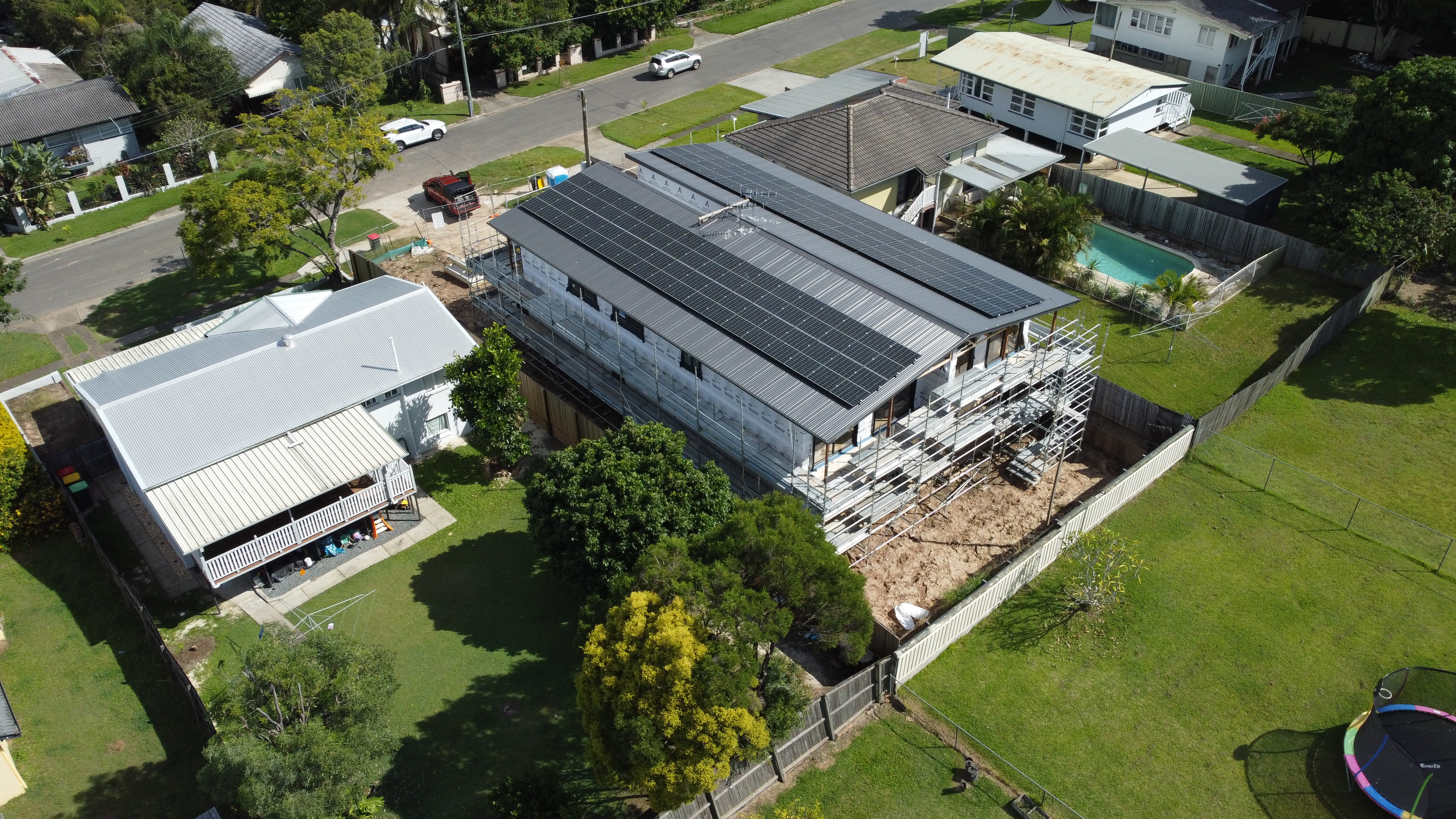 Project Marnham near completion aerial