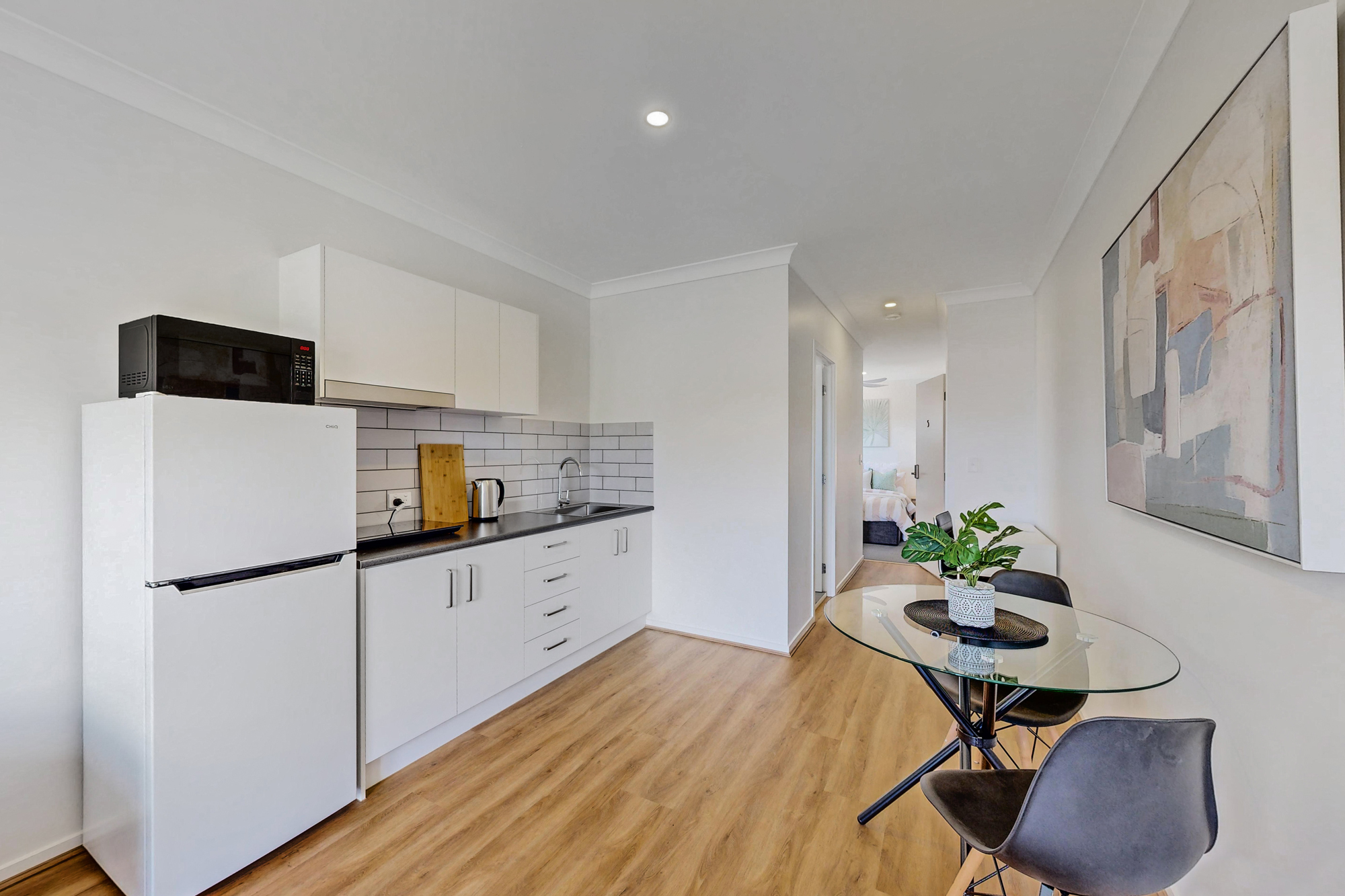 Project Gawain micro-apartment interior Bracken Ridge