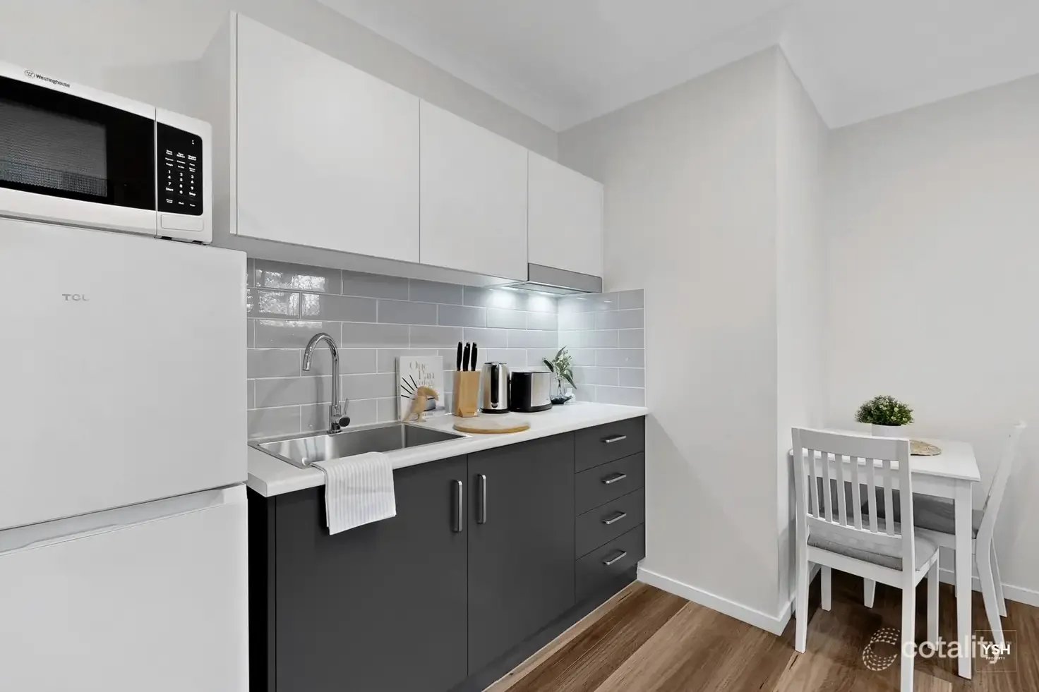 Project Board kitchen area
