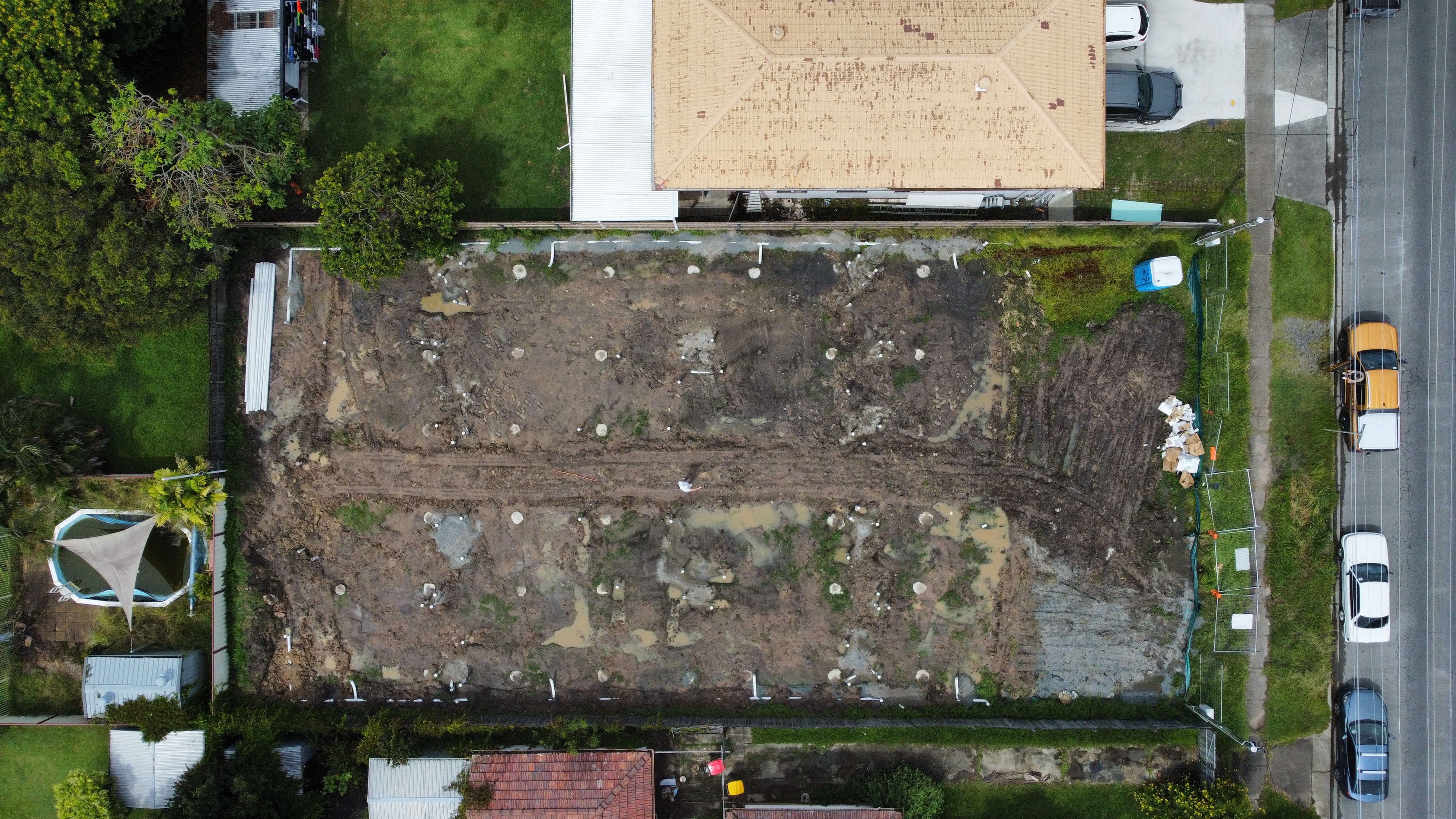 Project Board construction aerial January 2025