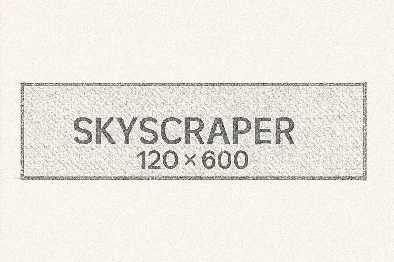 Billboard size 120x600