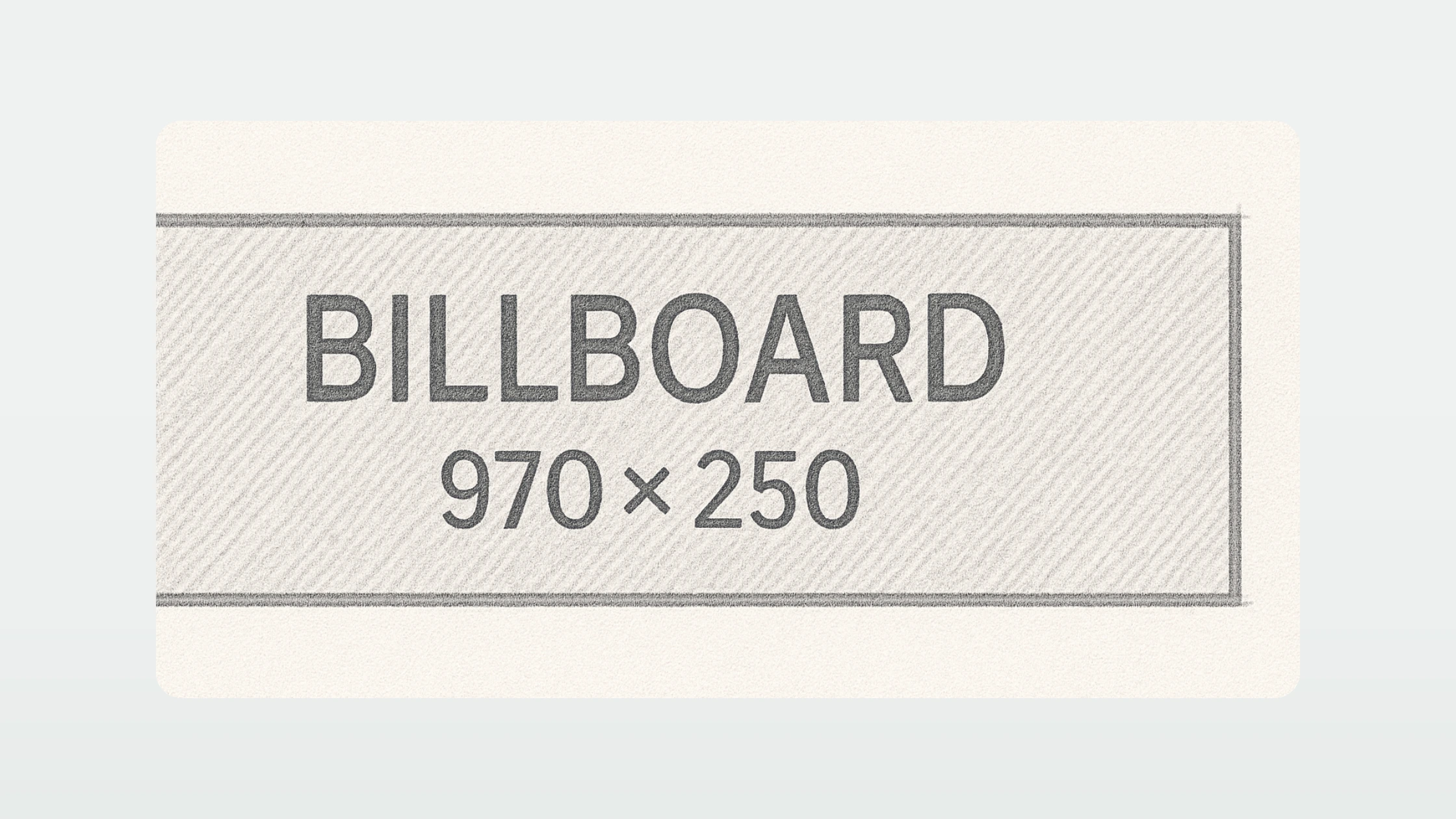 Billboard size 970x250