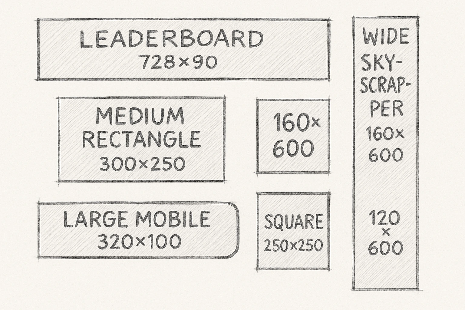 Choisir la bonne taille de bannière: Guide Display Ads 2026