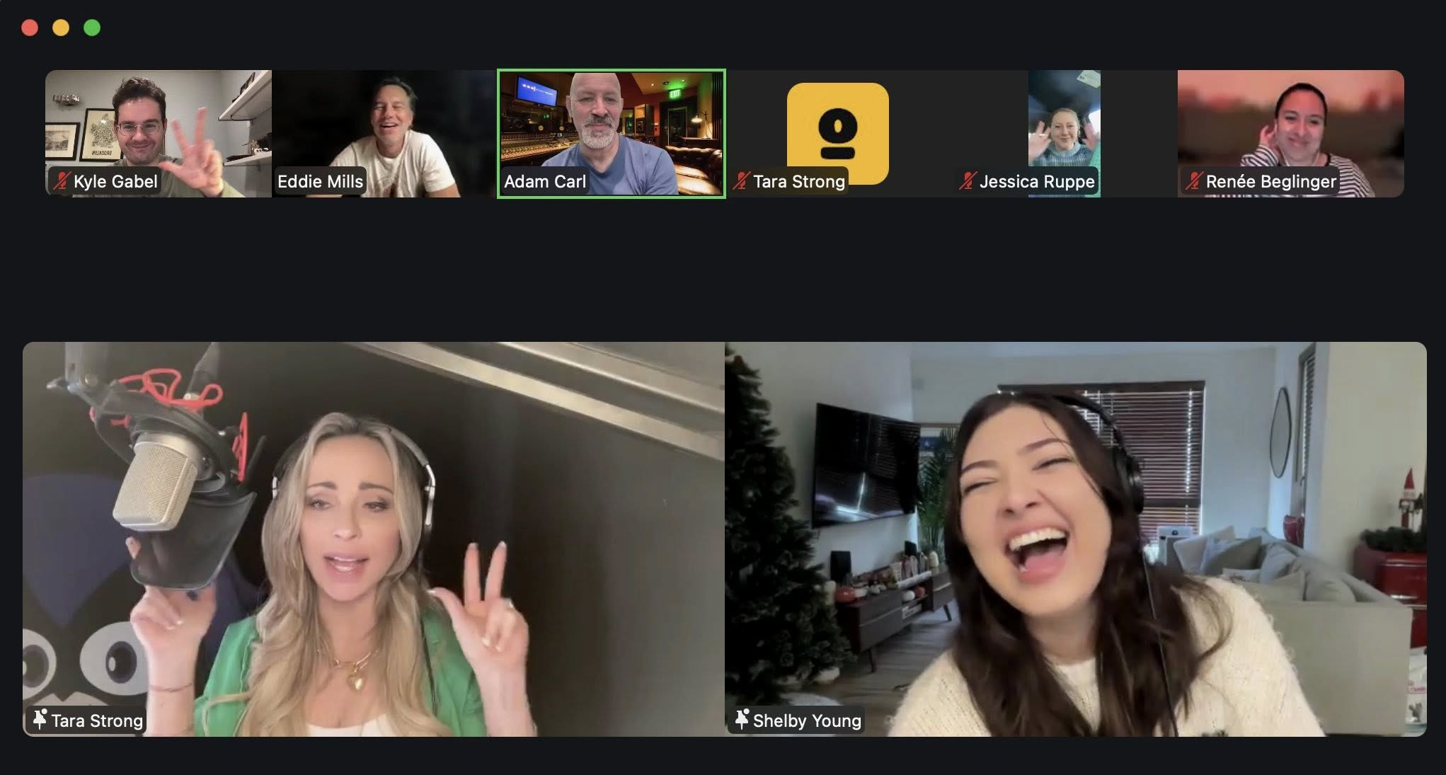 Tara Strong live with Selby Young and Voicelings - the best voice acting community.