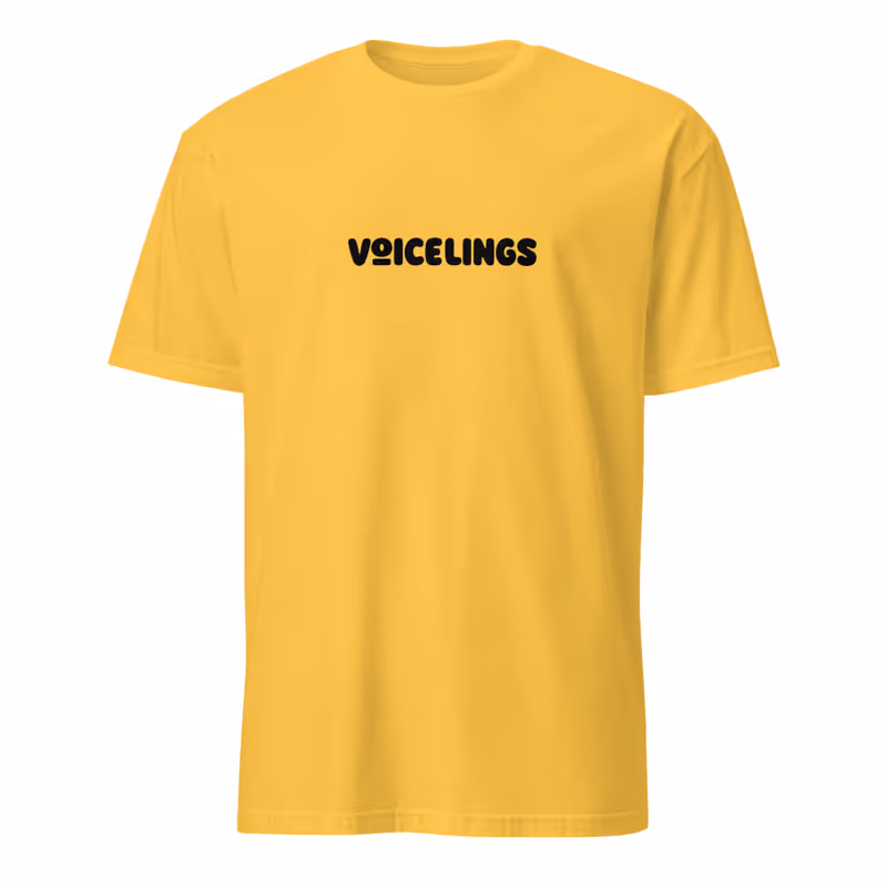 Voicelings Daisy Yellow Short-Sleeve Unisex T-Shirt