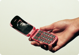 Red mobile phone