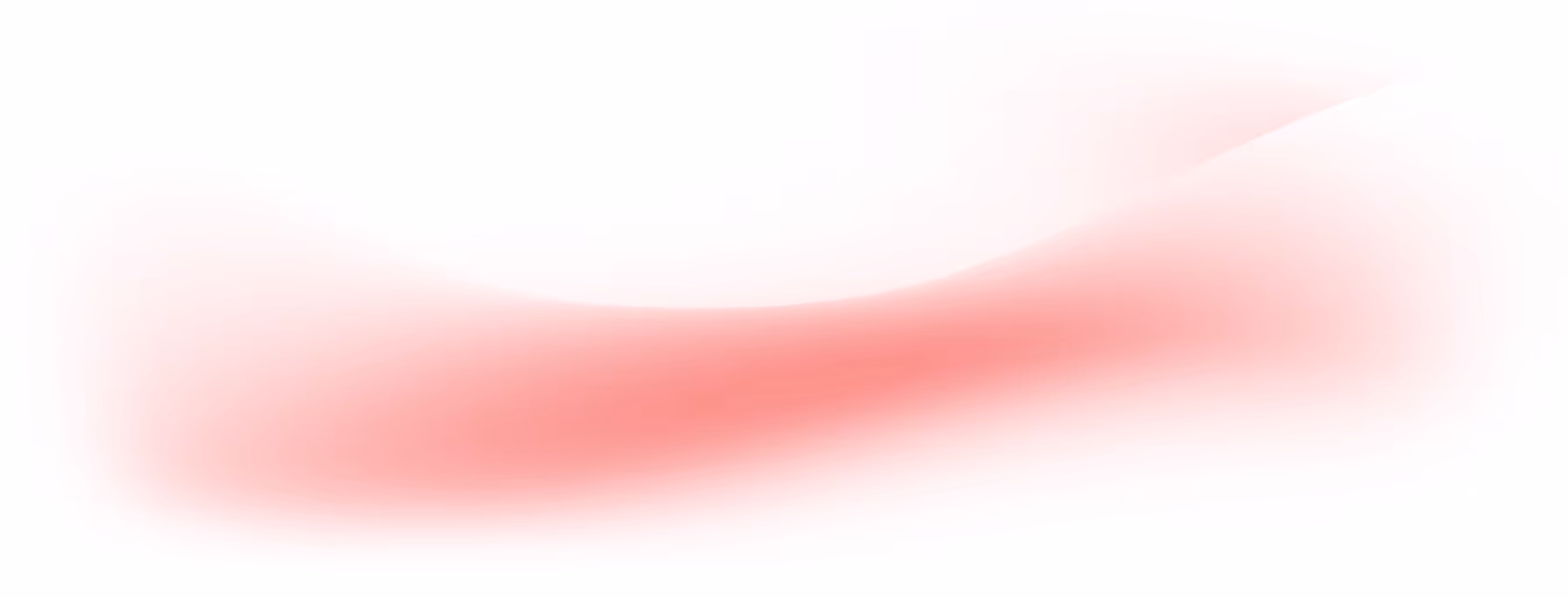 Abstract soft gradient of pink and red hues blending smoothly on a white background.