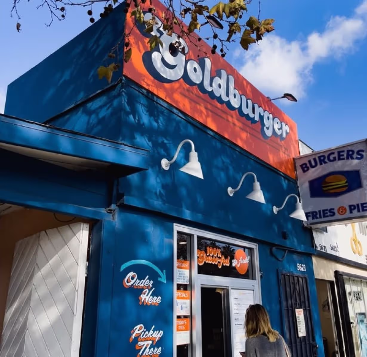 Goldburger Los Feliz opens next to an old movie theater. To date, Goldburger has a higher aggregate IMDB rating than any movie the theater next door has ever screened.
