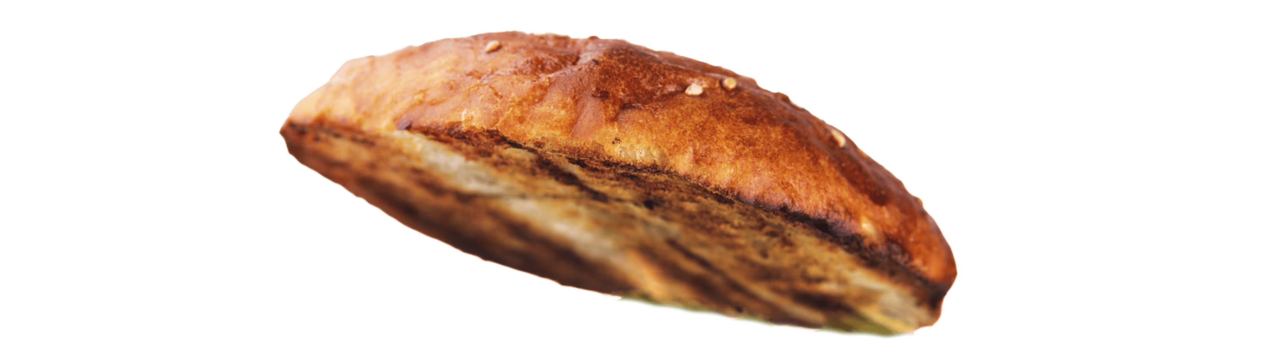 Top bun of Goldburger