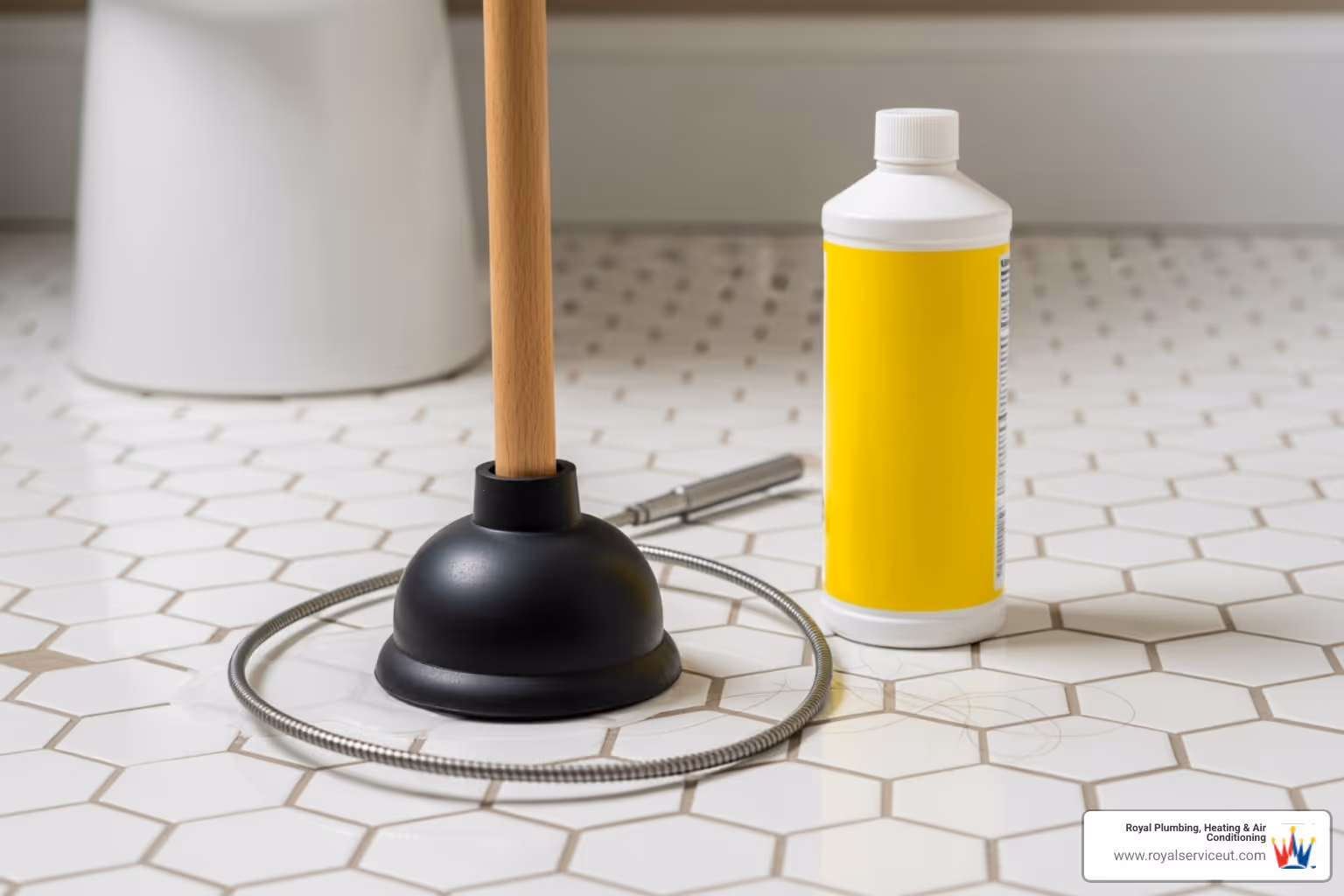 DIY tools for drain cleaning - Clogged sink service