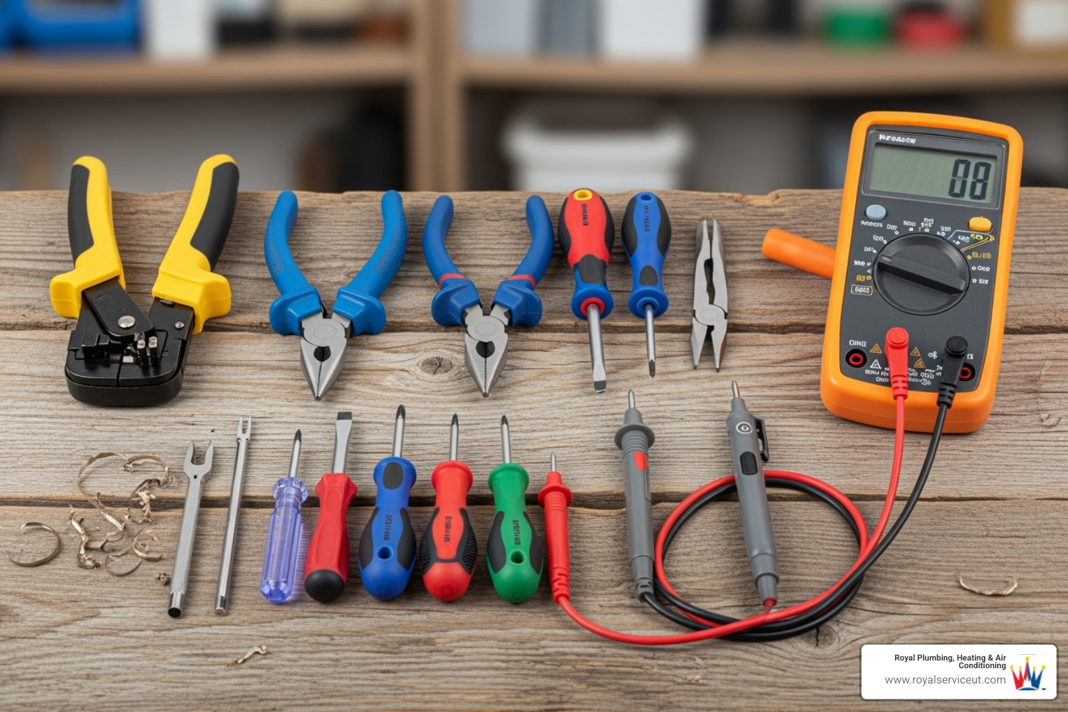 essential tools for electrical work - electric meter installation