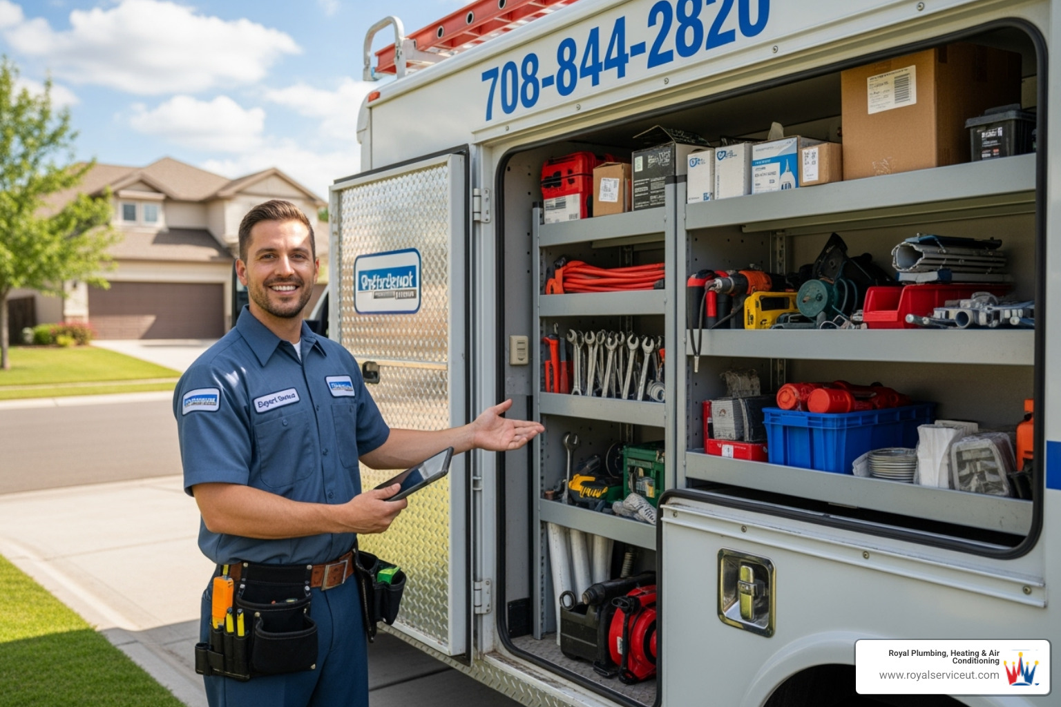 Friendly, professional technician with a fully-stocked service truck - gas line repair midvale ut