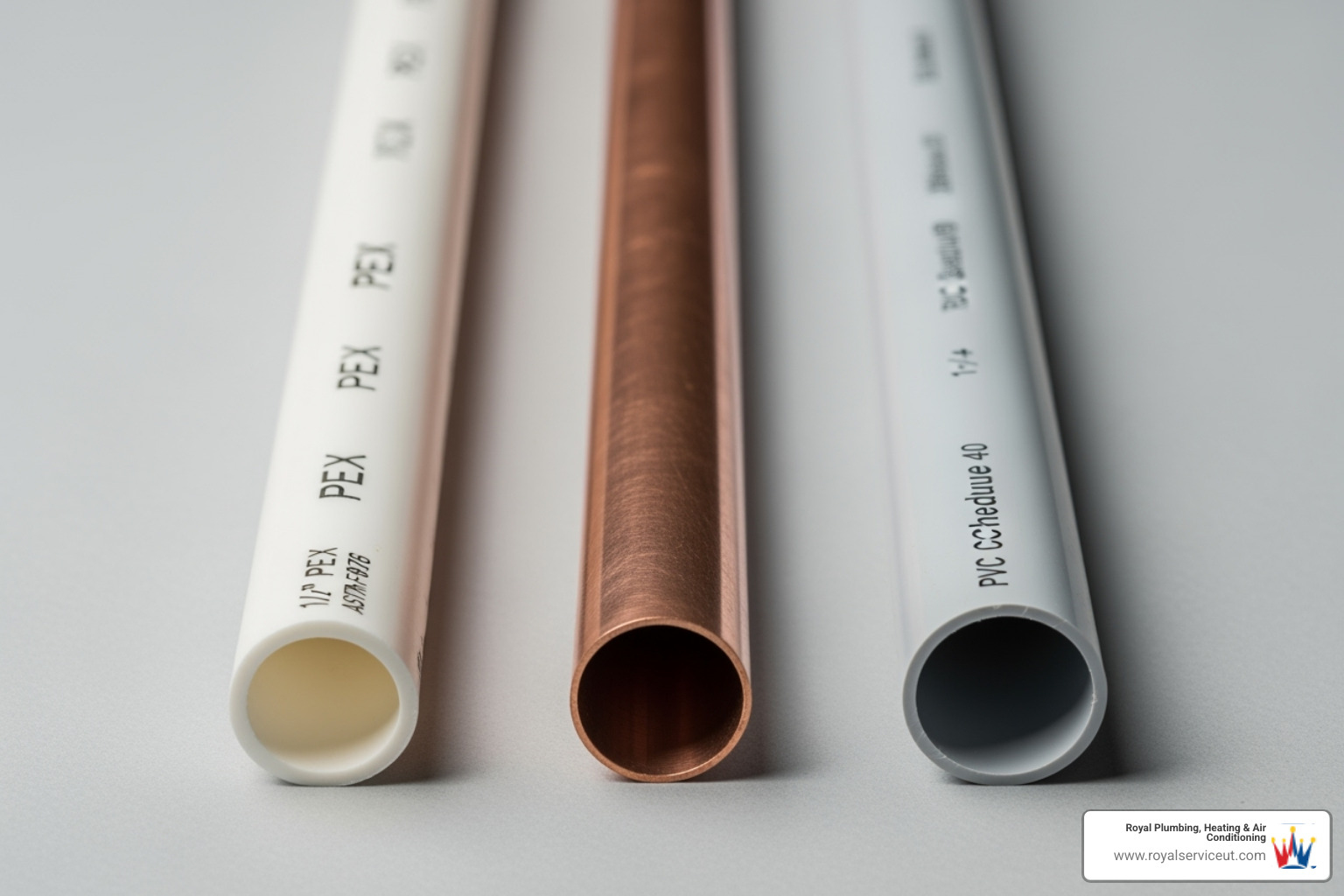 different pipe materials like PEX, copper, and PVC - pipe replacement taylorsville ut different pipe materials like PEX, copper, and PVC - pipe replacement taylorsville ut