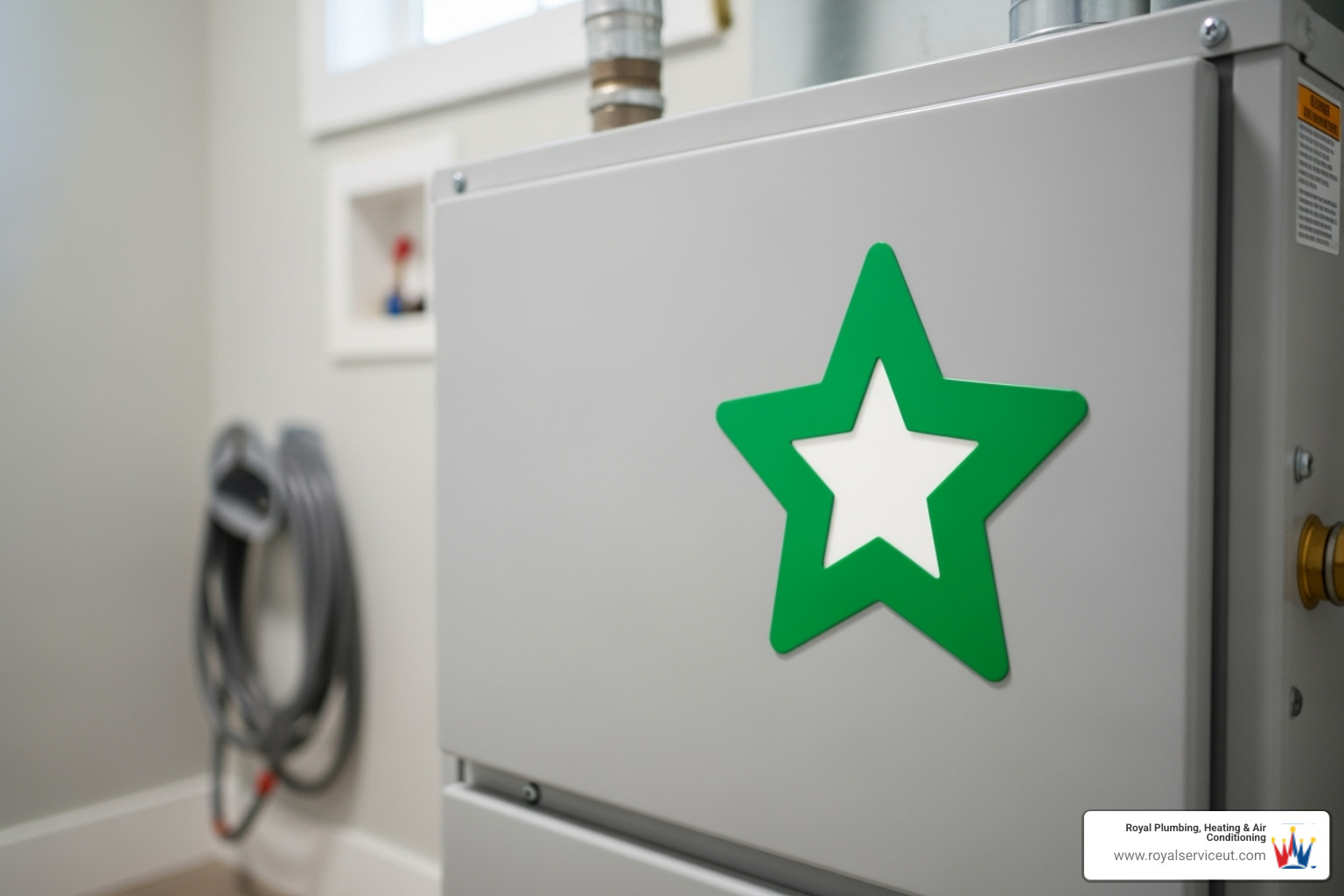 ENERGY STAR label on furnace - furnace installation ogden ut