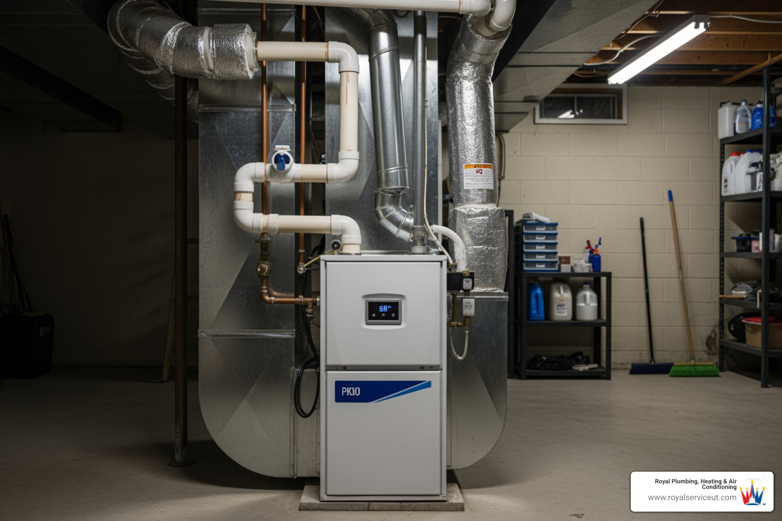 modern high efficiency furnace - premium heating installation in farmington, ut