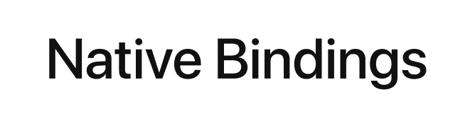 Native Bindings