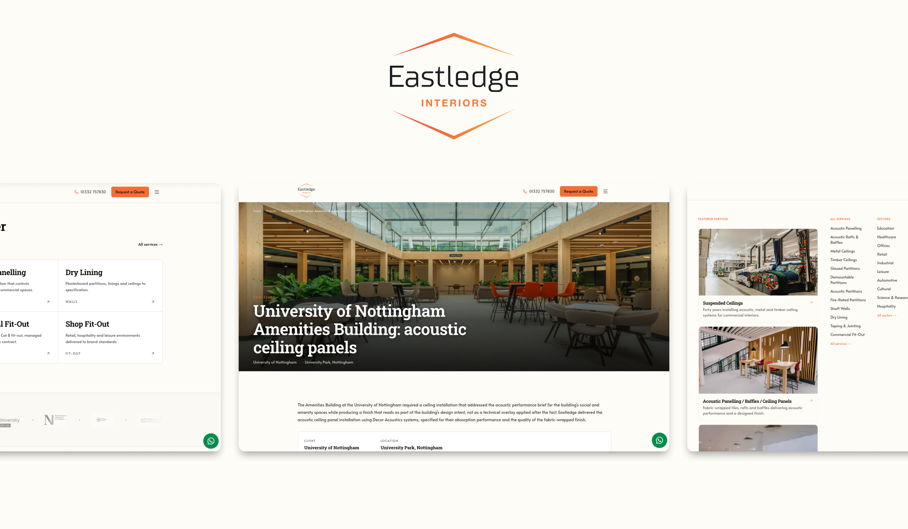 Eastledge: Transforming the Digital Presence of a Commercial Interiors Specialist