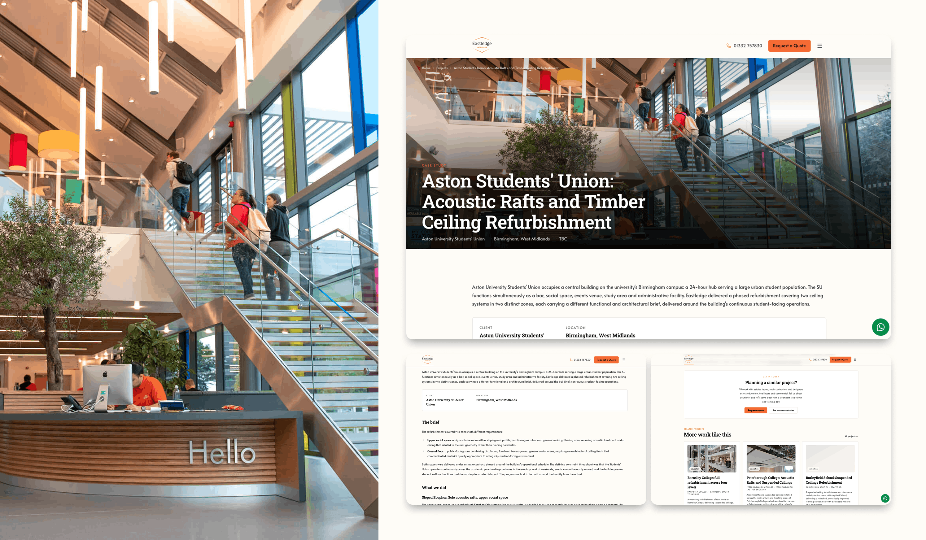 Eastledge: Transforming the Digital Presence of a Commercial Interiors Specialist