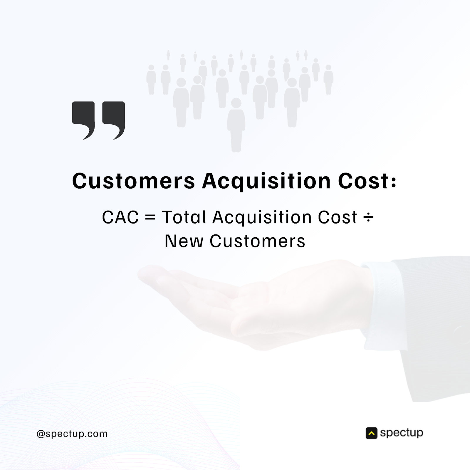 CAC (Customer Acquisition Cost) is a crucial metric for startups, especially when preparing for a Series A funding round. It represents the cost associated with acquiring a new customer and is calculated using this formula. Graphic is showing how to evaluate CAC