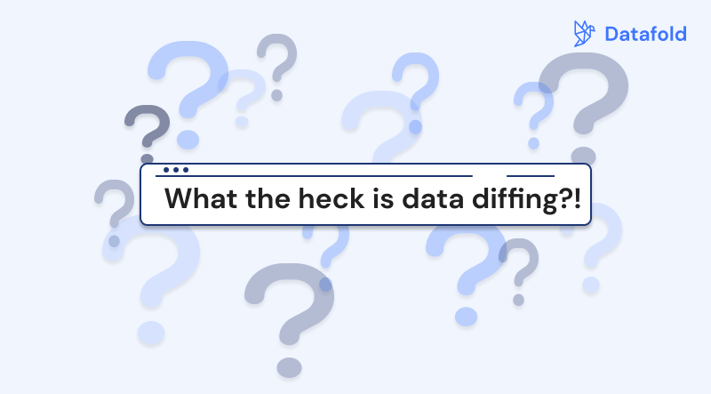 What is data diffing?