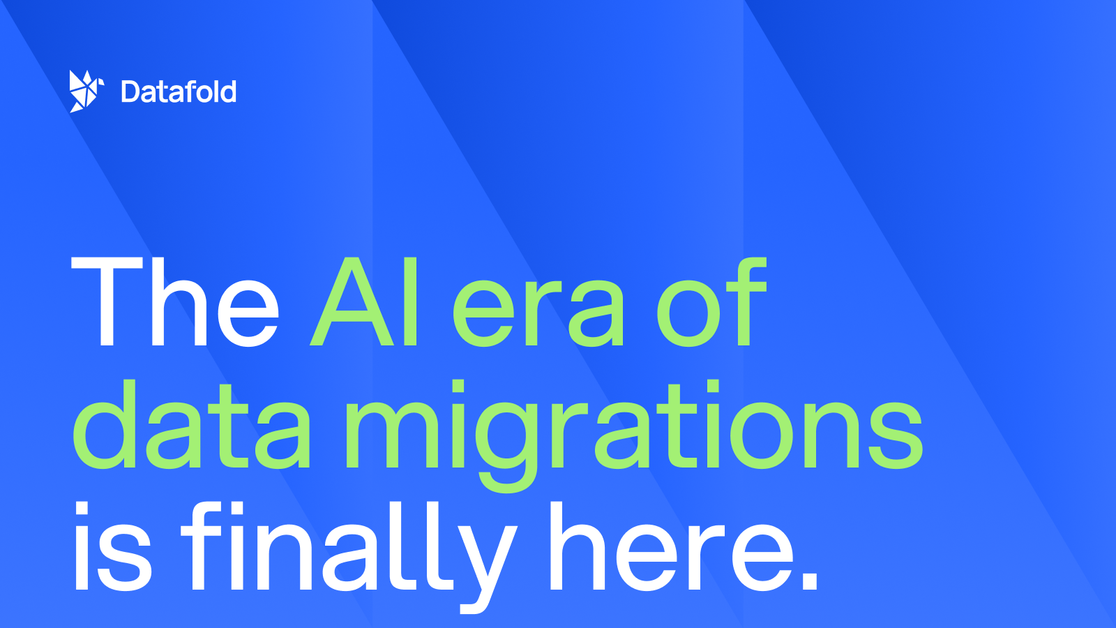 The era of AI-driven data migrations is finally here