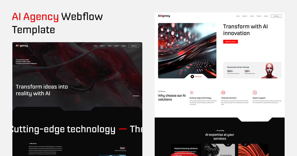 Style Guide | AIAgency - Webflow HTML website template