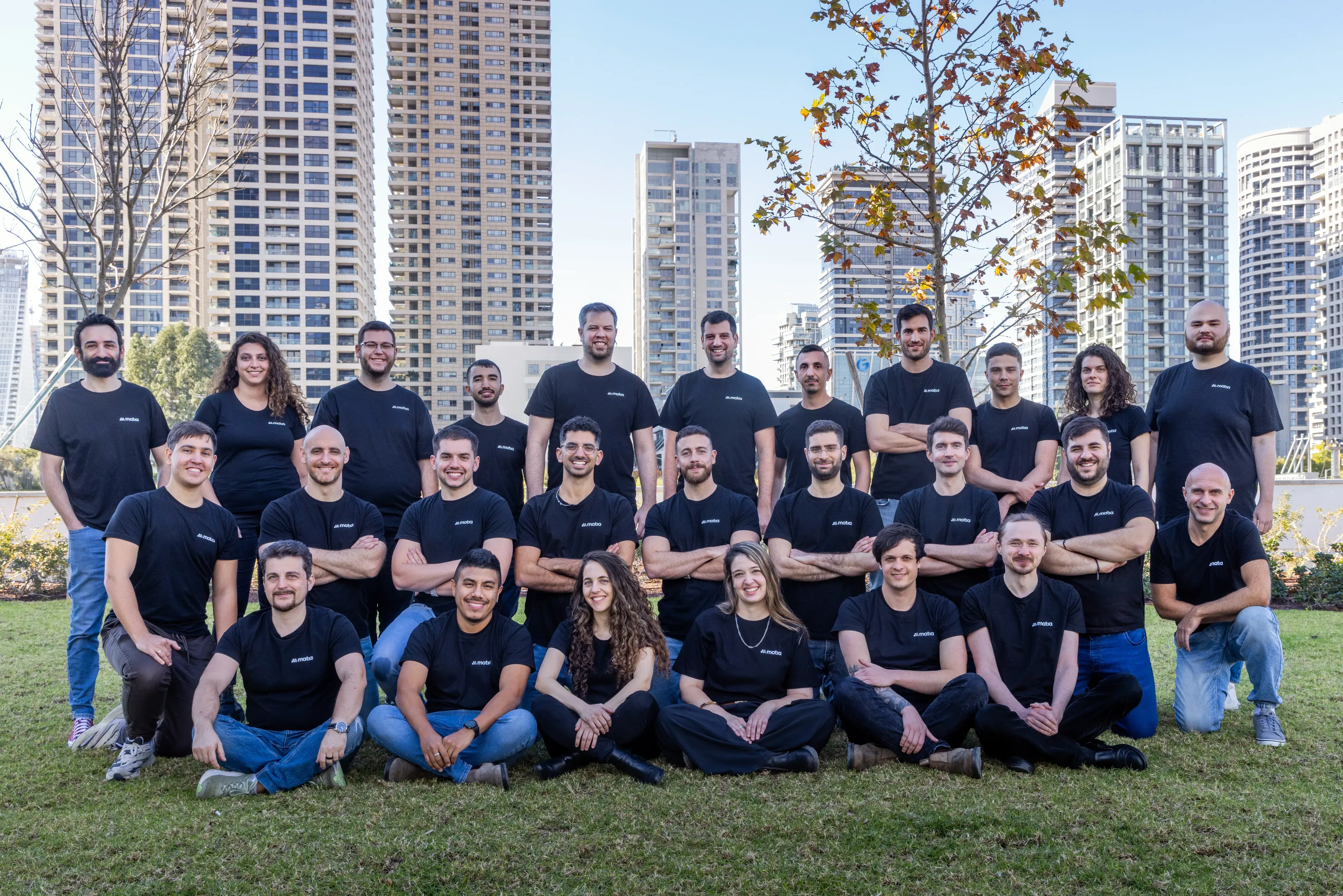 Matia team at an offsite in Tel Aviv