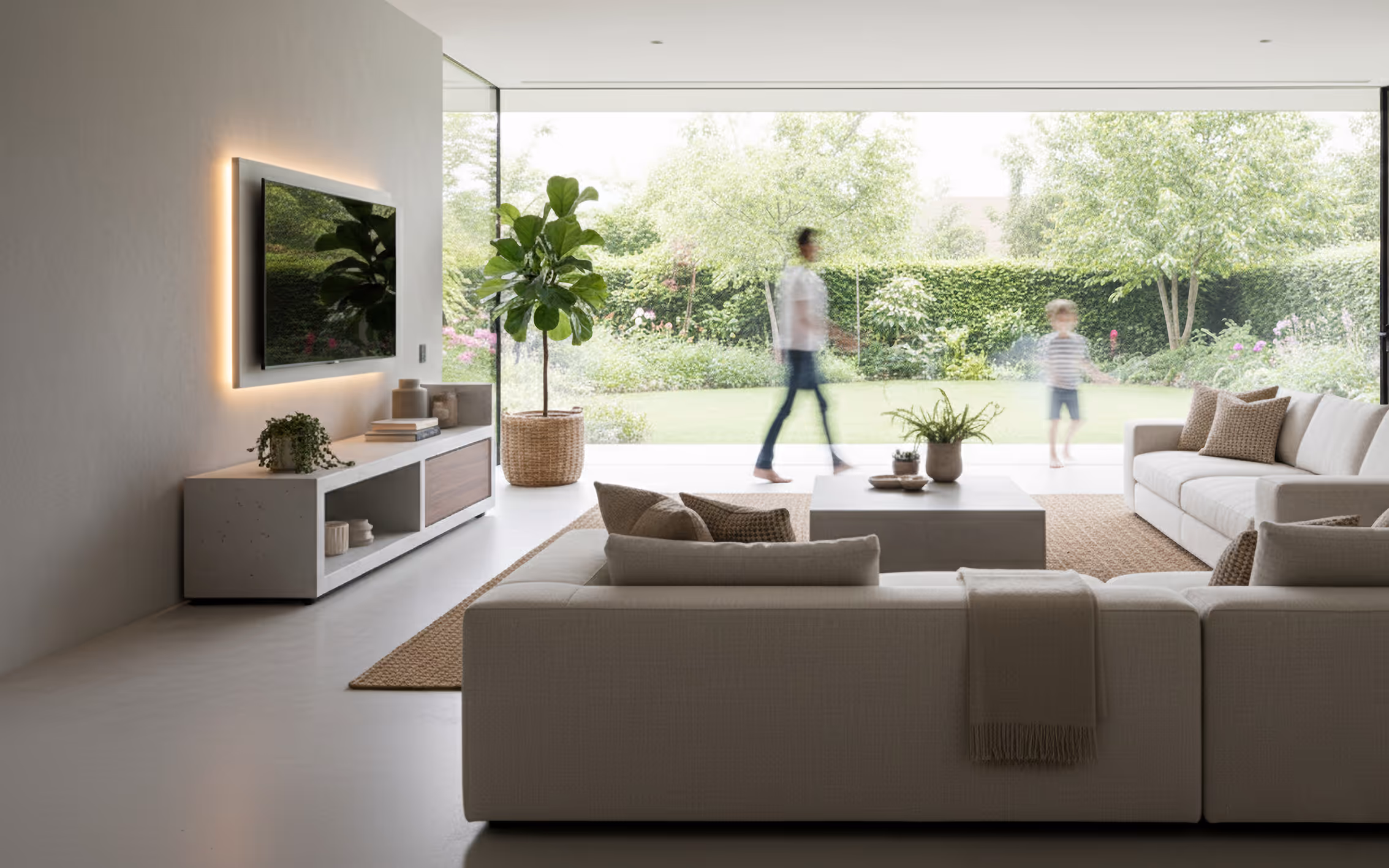 Betonmöbel fürs Wohnzimmer. Jetzt Couchtisch, Sideboard und Betonbank kaufen und liefern lassen.