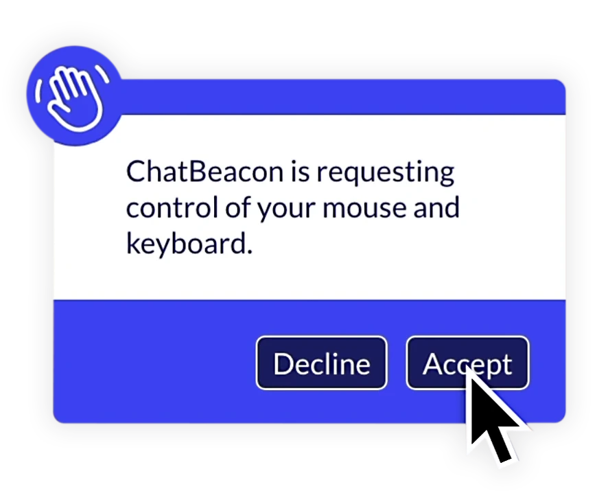 chatbeacon cobrowse request