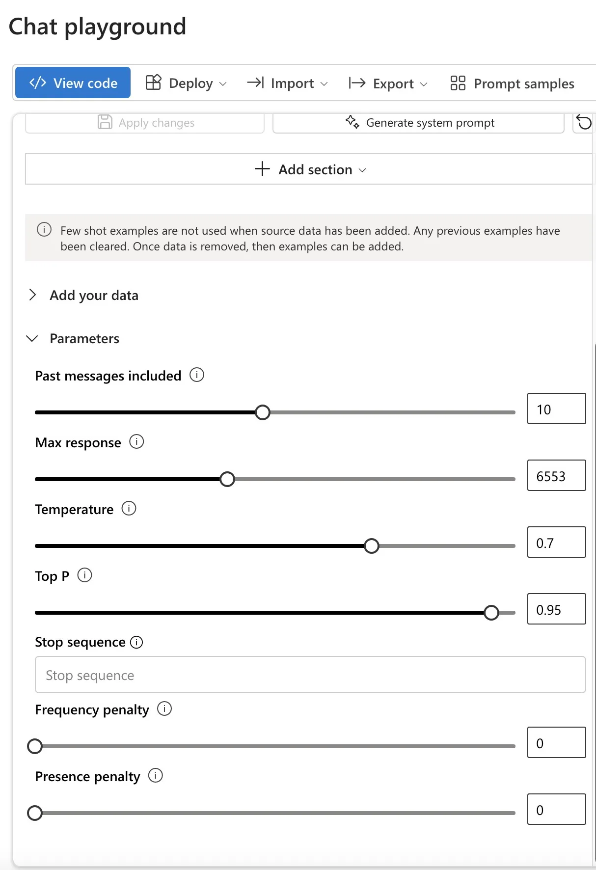 Chatbeacon Chat Playground with Azure
