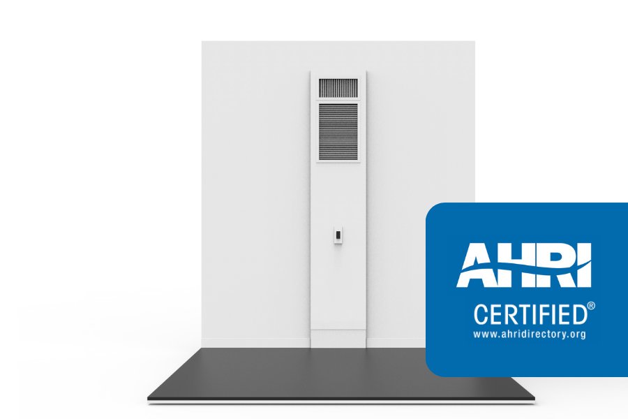 Graphic celebrating AIIR Products receiving AHRI certification