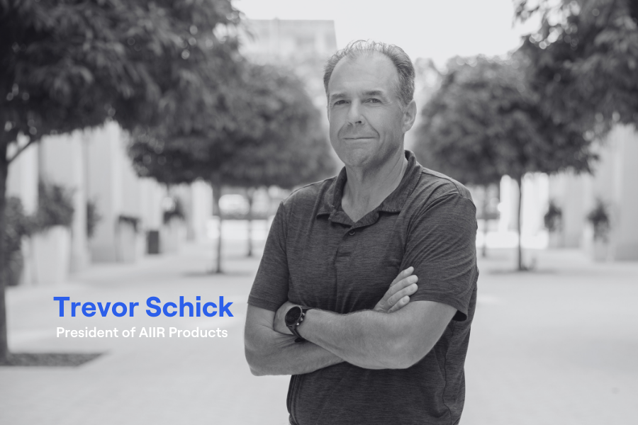 Graphic representing HVAC innovation in Houston during the energy transition