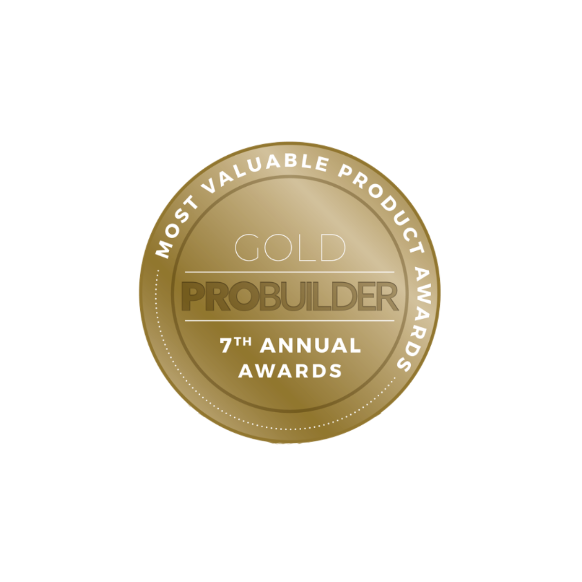 Graphic related to AIIR is awarded Gold at the Pro Builder Media MVP Awards.