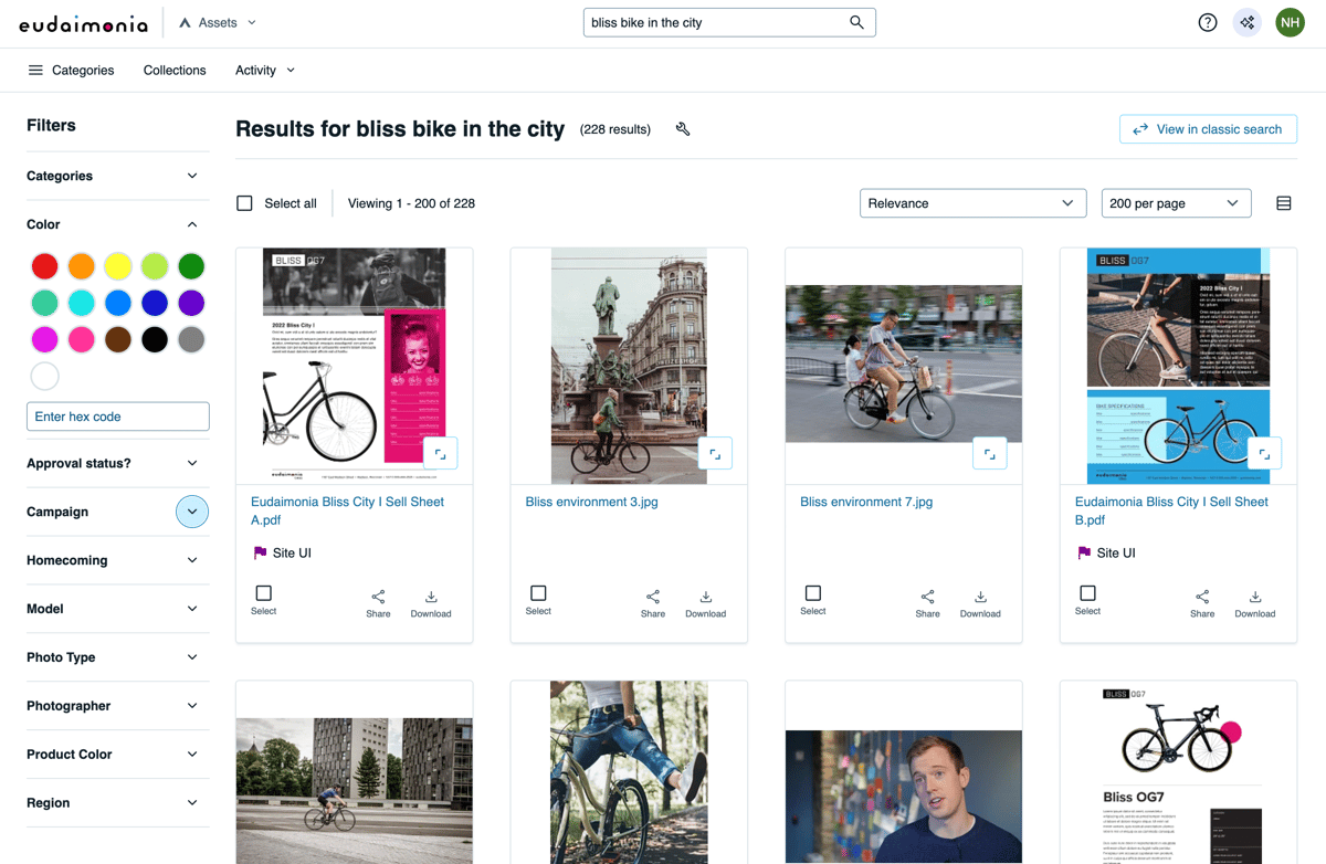 Acquia DAM (Widen) Demo - AI Search Results