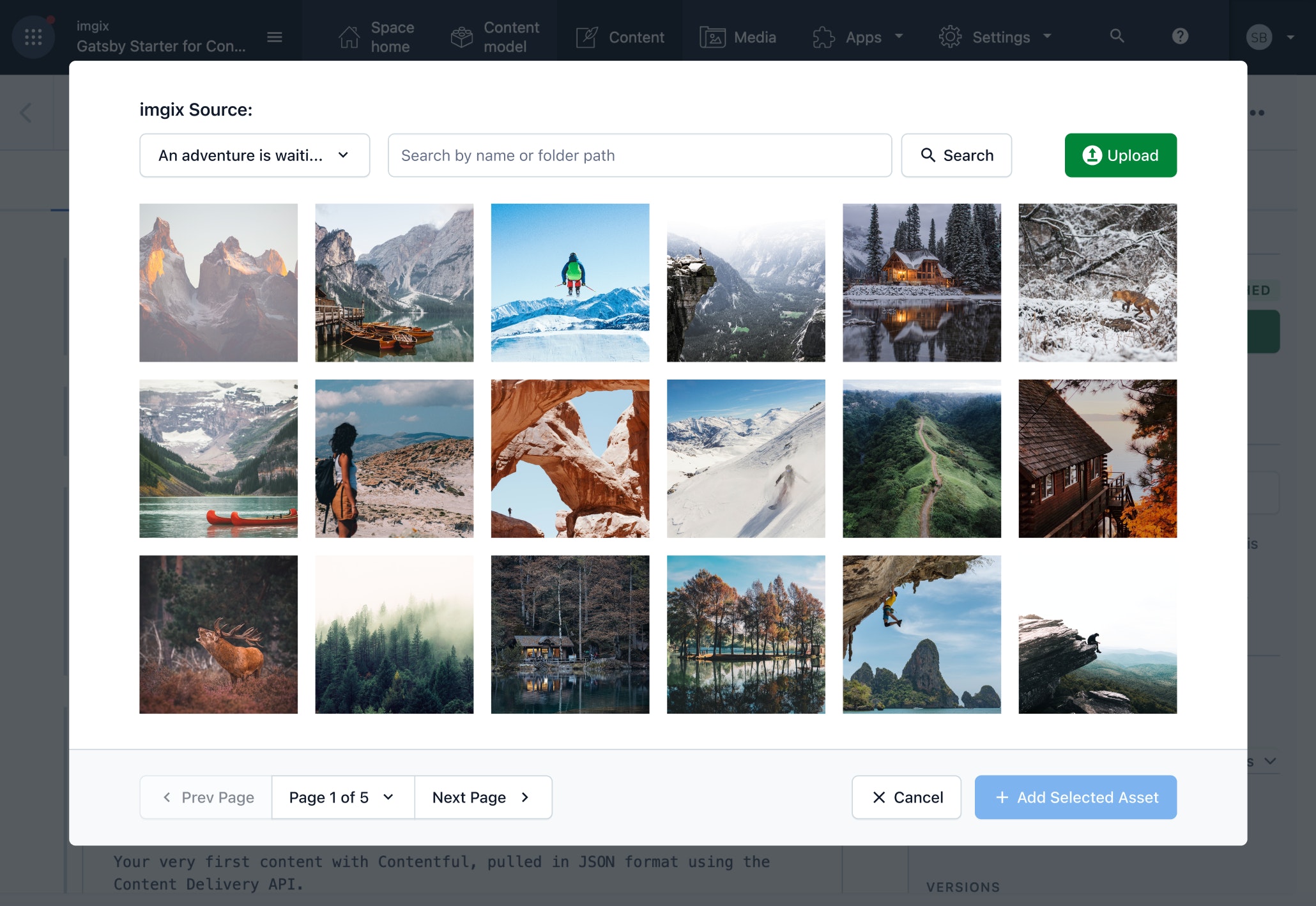 imgix App | Contentful
