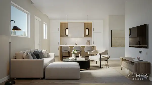 Rendering of 1-BR Living Space