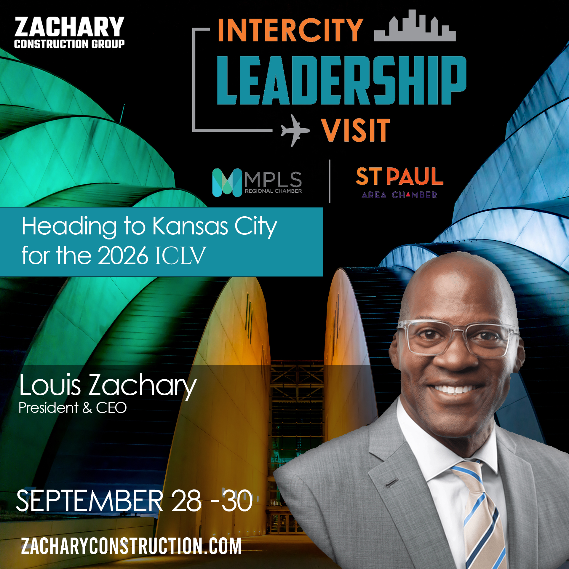 Leading Regional Transformation: Louis Zachary Participates in the 2026 InterCity Leadership Visit to Kansas City