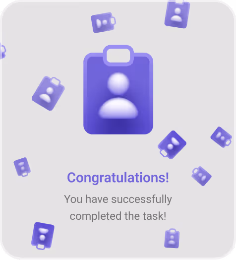 Digital meeting invitation card with a photo of a man in a suit, showing details for Christopher Nguyen's meeting on Tuesday the 25th at 4 PM, with Decline and Accept buttons.