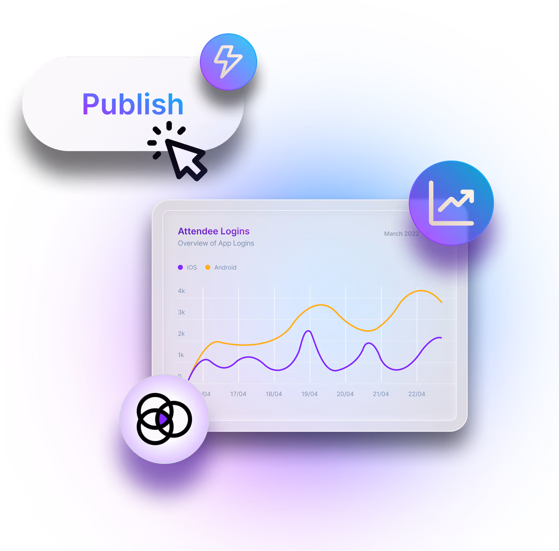 Graphic of a shield with a checkmark in the center surrounded by the words Monitoring, SOC 2, GDPR, and Encryption representing security features.