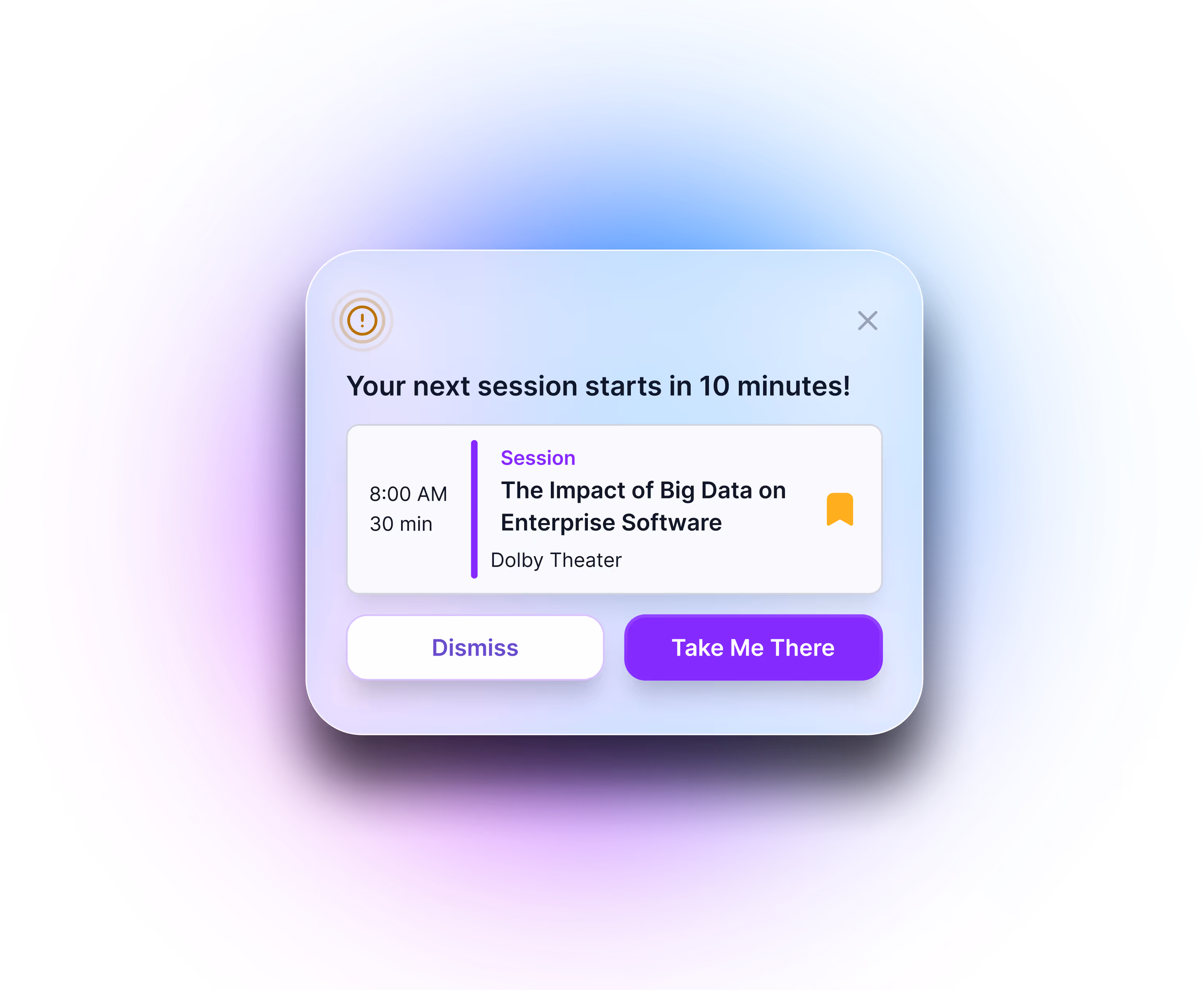 event app notifications