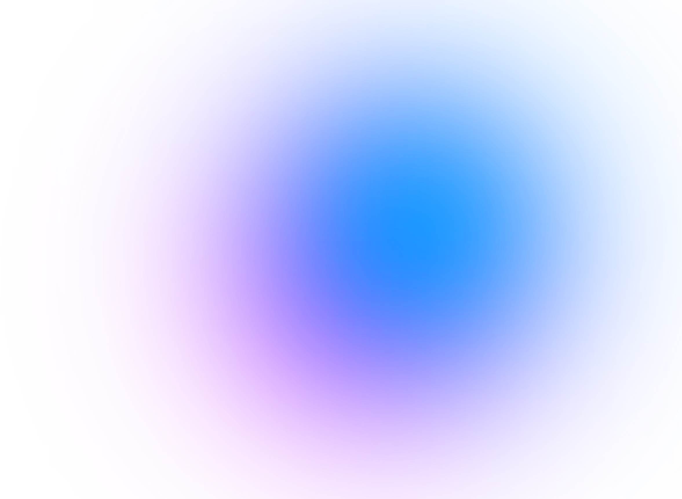 Circular gradient background blending blue and purple colors with a soft glowing effect.