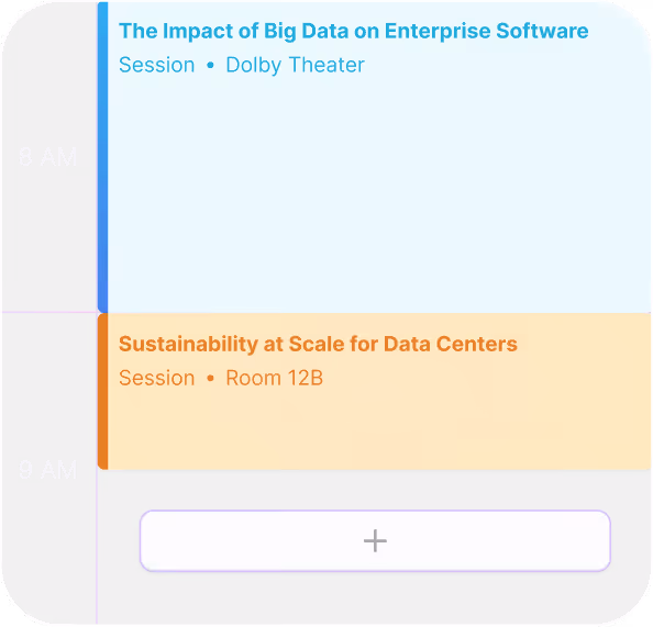 event app agenda