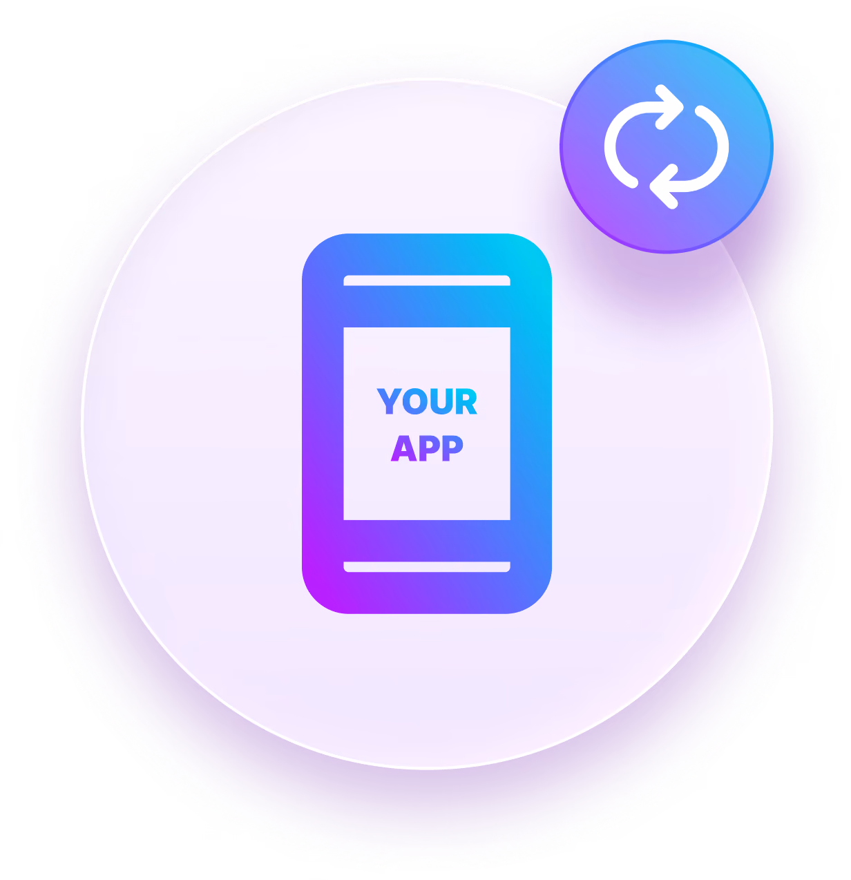 Mobile app screen showing event highlights with Copilot AI innovation, top sponsors info, AWS sponsor popup, and navigation bar.