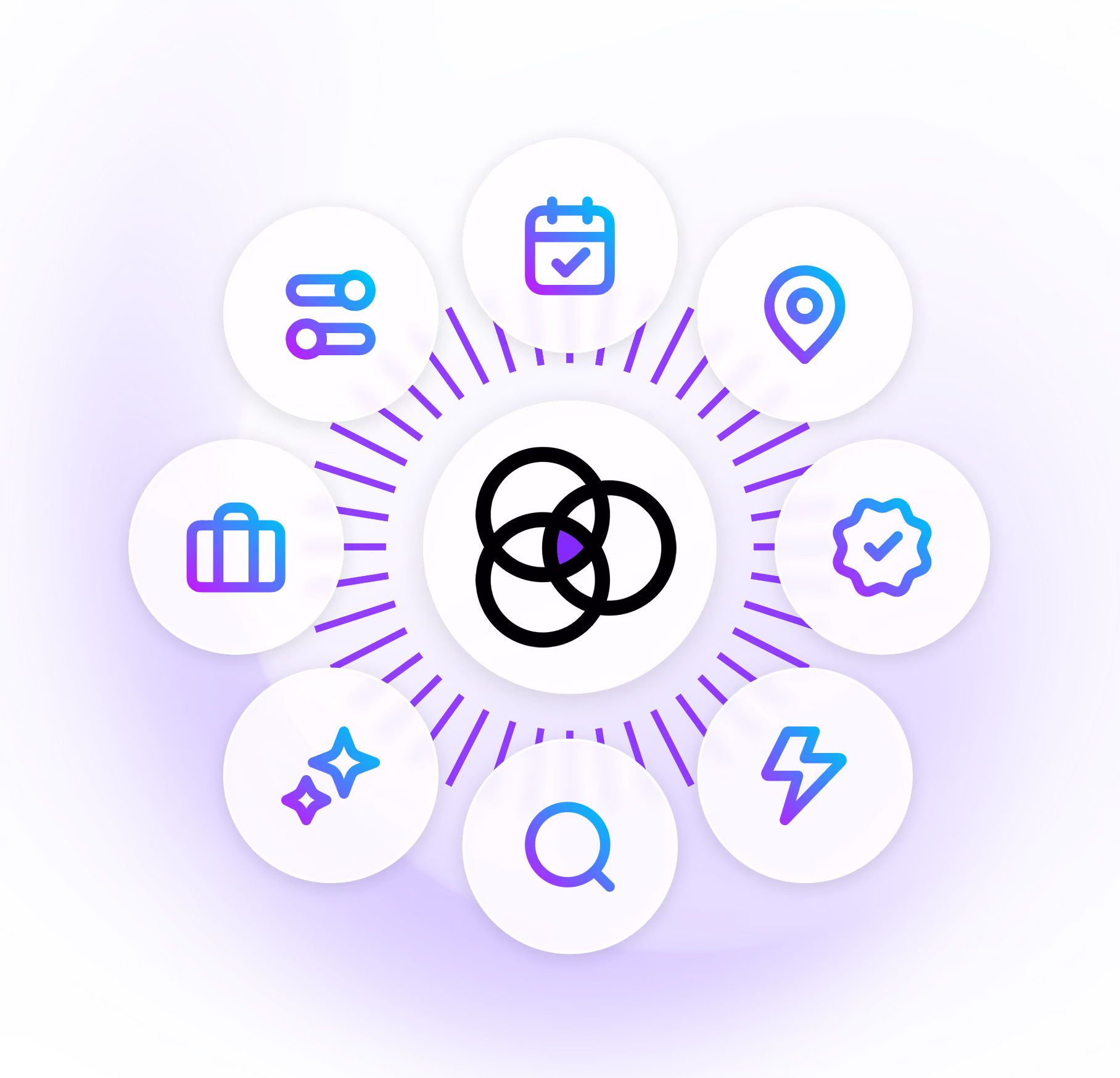 Graphic of a shield with a checkmark in the center surrounded by the words Monitoring, SOC 2, GDPR, and Encryption representing security features.