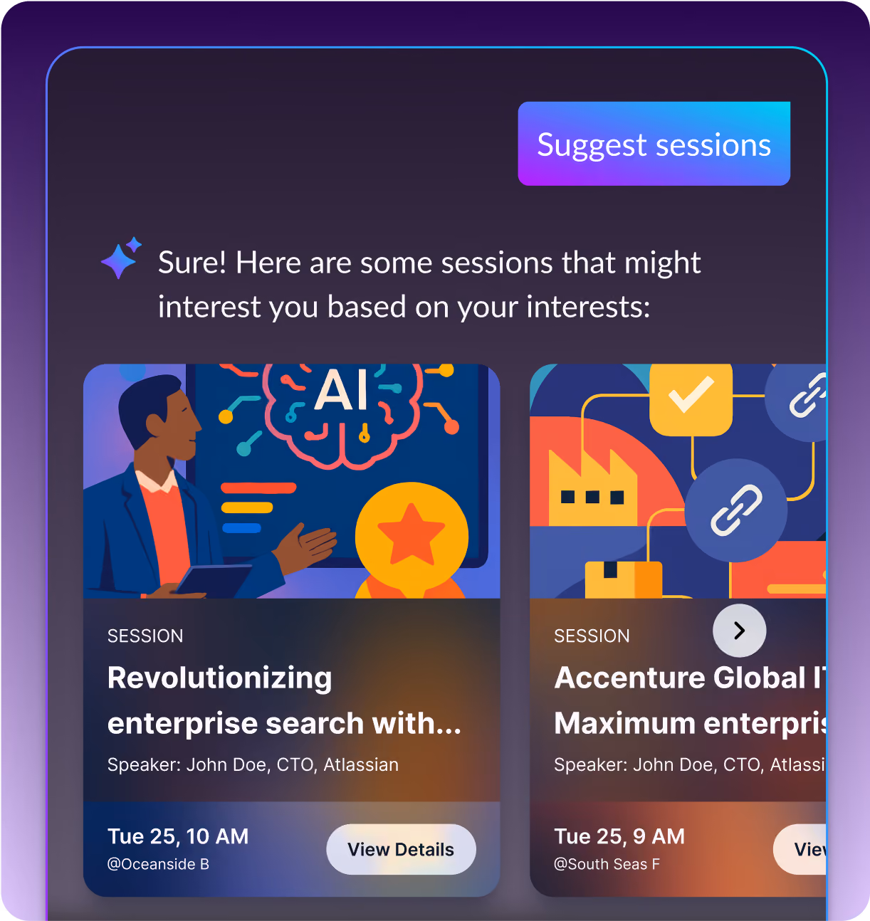 event app data