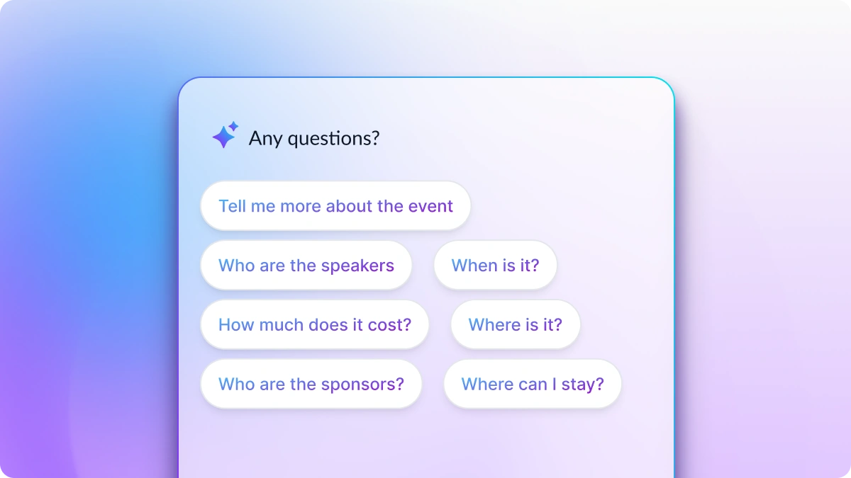 Meet Sidekick™ Spark: The Agentic Concierge for Your Event Website